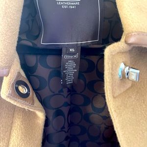 Coach Camel Wool Coat
